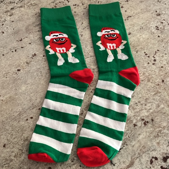 NEW M&M’s Holiday Socks - Picture 4 of 5